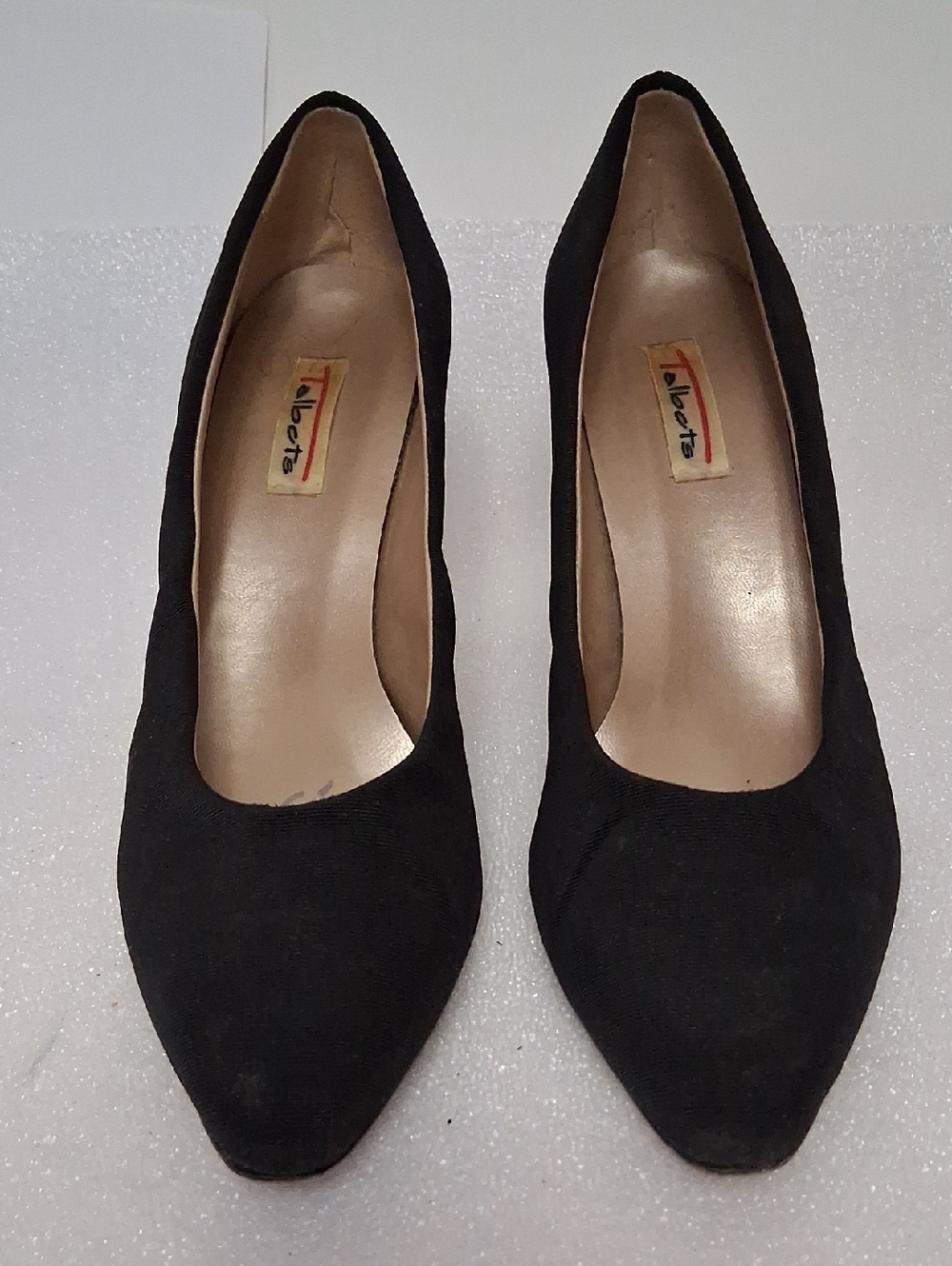 Talbots Black Suede Pointed Toe Pumps